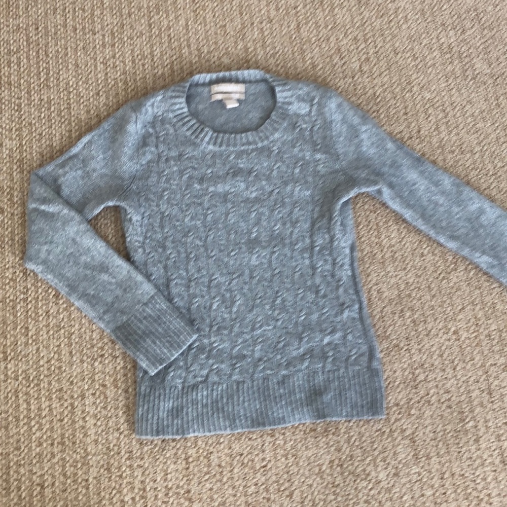 BR grey & silver metallic sweater